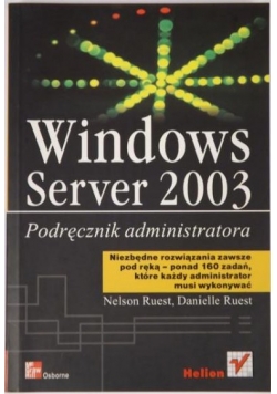 Wndows Server 2003. Podręcznk admnstratora