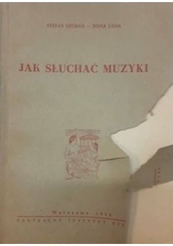 Jak słuchać muzyki, 1948 r.