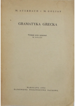 Gramatyka Grecka