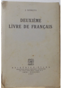 Deuxieme Livre de Francais, 1927r