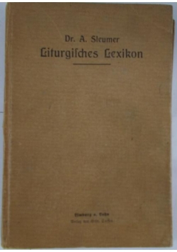 Liturgisches Lexikon, 1916 r.