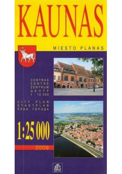 Kowno plan miasta 1:25 000