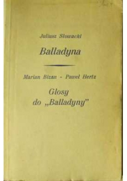 Balladyny/Glosy do Balladyny