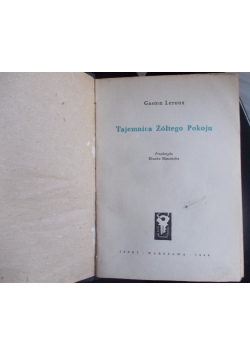 Tajemnica żółtego pokoju