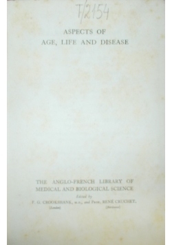 Aspects of age, life and disease, 1928r