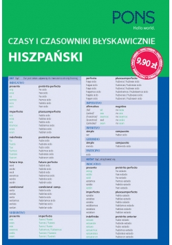 Czasy i czasowniki błyskawicznie MINI hiszpańskie