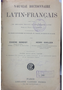 Latin - Francais, ok. 1930 r.