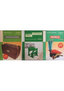 Lektury z opracowaniem, zestaw 3 książek