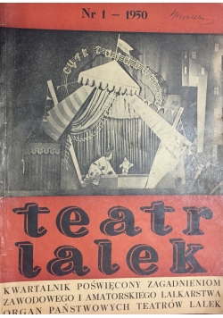 Teatr lalek, nr. 1, 1950 r.