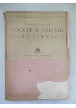 Początek dziejów nowożytnych