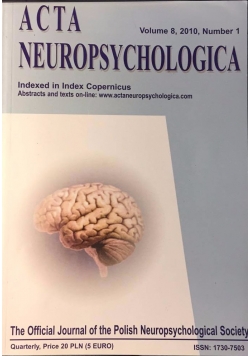 Acta neuropsychologica