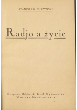 Radjo a życie, 1925 r.