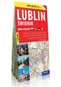 Lublin i Świdnik plan miasta 1:20 000 2015