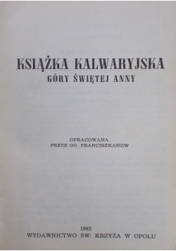 Książka kalwaryjska