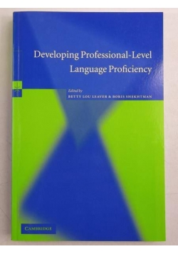 Developing Professional-Level Language Proficiency