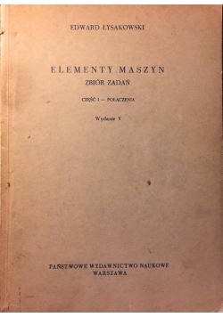 Elementy maszyn