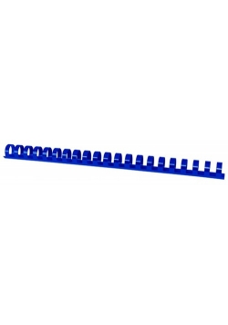 Plastikowe grzbiety do bindowania A4 100 sztuk niebieskie