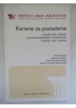 Karanie za posiadanie