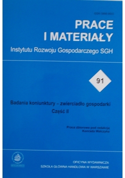 Prace i materiały instytutu rozwoju gospodarczego SGH cz. 2