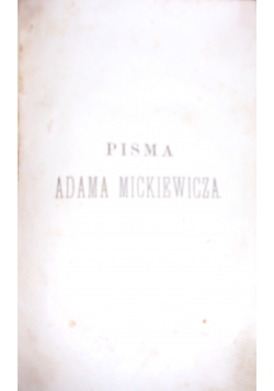 Kurs czwartoletni (1843-1844) literatury Sławiańskiej, 1858 r.