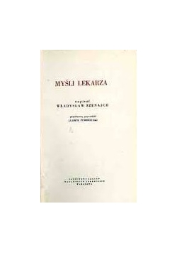 Myśli  lekarza