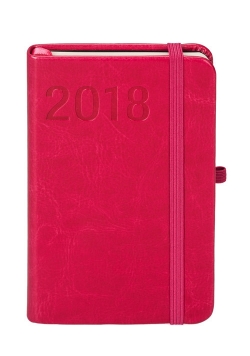 Kalendarz 2018 Formalizm A6 malinowy