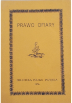 Prawo ofiary