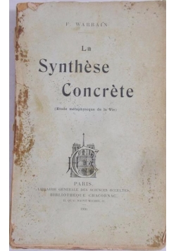 La Synthese Concrete.  1910r.