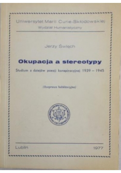 Okupacja a stereotypy