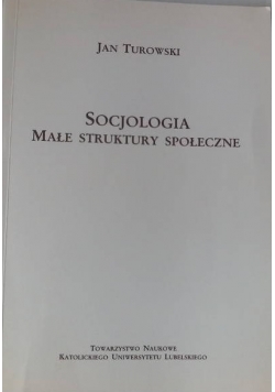 Socjologia małe struktury społeczne