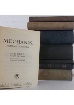 Mechanik poradnik techniczny, zestaw  8 książek