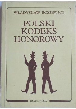 Polski Kodeks Honorowy, reprint 1939 r.