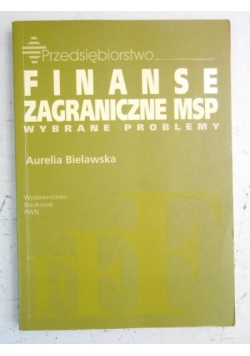 Finanse zagraniczne MSP
