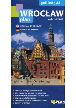 Wrocław plan miasta 1:22 000