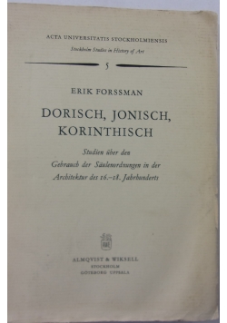 Dorish Jonish Korinthisch Autograf
