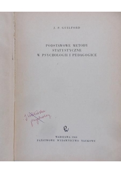 Podstawowe metody statystyczne w psychologii i pedagogice