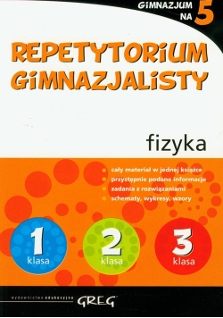 Repetytorium gimnazjalisty fizyka Gimnazjum na 5