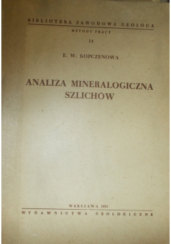 Analiza mineralogiczna szlichów