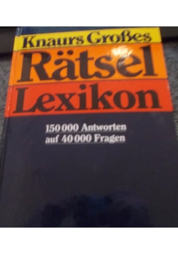 Ratsel Lexikon