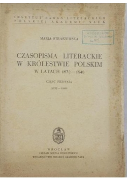 Czasopisma literackie w Królestwie Polskim