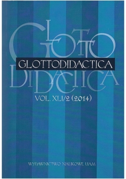 Glottodidactica vol. XLI/2 (2014)