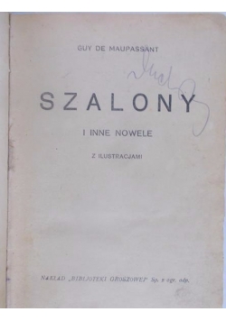 Szalony,1930 r.