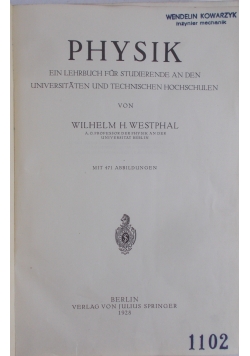 Physik, 1928 r.