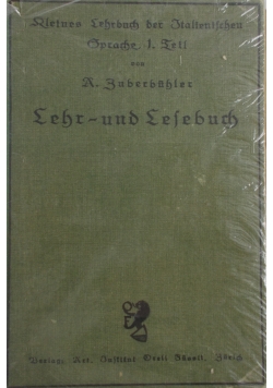 Kleines lehrbuch der Italienifchen sprache, 1921r
