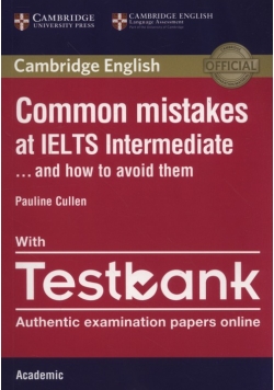 Common Mistakes IELTS intermediate with Testbank