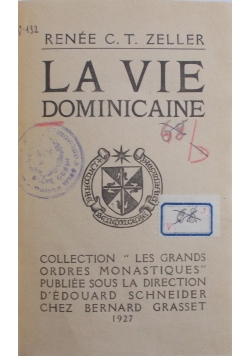 La vie dominicaine, 1927 r.
