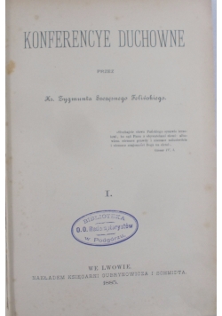 Konferencye duchowne, 1885 r.