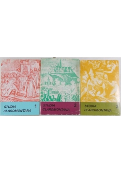 Studia Claromontana 1-3