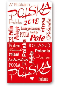 Kalendarz 2018 A6 11T kieszonkowy Polska