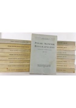 Polski Słownik Biograficzny Tom I-XVIII + Zeszyty